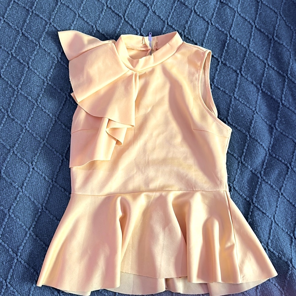 Yellow Ruffle Shirt